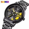 SKMEI 1787 Rotation Wheels Fashion Men Stainless Steel Watch For Man. 