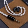 OPENHEART 8 Core Silver Plated Copper Replace Earphone Cable 3.5mm/2.5mm/4.4mm MMCX/0.78 2Pin/QDC Balance Upgrade Cable.