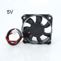 DC 5010 5V/12V/24v computer CPU cooler mini cooling fan 50mm small exhaust fan for 3D printer 2 pin 50x50x10mm L1. 