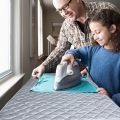 Table Top Ironing Mat Laundry Pod Washer Dryer Cover Board Heat Resistant Blanket Press Clothes Protector - iron table.