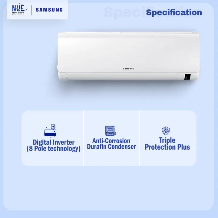 SAMSUNG%20Inverter%20Split%20AC%20(AR12TVHYDWKUFE)%201%20Ton%20%E2%80%93%20World%E2%80%99s%20First%208%20Pole%20official%20with%20Free%20Delivery%20-%20Image%203