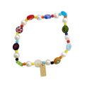 Colorful Women Resin Bead Bracelet Cute Funny Cartoon Handmade Beaded Friendship Bracelet Light Luxury Popular Jewelry Gift. 