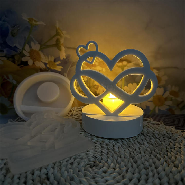 Plaster%20Mould%20Candlestick%20Mold%20Easy-to-Use%20Love%20Ribbon%20Design%20DIY%20Supplies%20Silicone%20Mold%20Heart%20Shape%20Cement%20Silicone%20Cement%20-%20Image%206