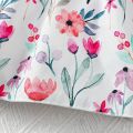 【Happy childhood memories】(New) frock dress kids summer baby girl 4-7years fluttering sleeve linen belt multi color selection floral print soft breathable infant baby clothing dresses.