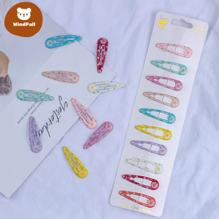 %E3%80%90WindFall%E3%80%91Korean%20Version%20Simple%20Cute%20Print%20BB%20Clip%20Daisy%20Dripping%20Oil%20Hair%20Clip%20Colorful%20Cartoon%20Children%20Hair%20Clip-%20WF%20-%20Image%202