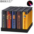 Thickened Explosion-Proof 50 Personalized Trendy Windproof Lighter Wholesale Supermarket Home Naked-Fire Disposable Lighter Windproof.