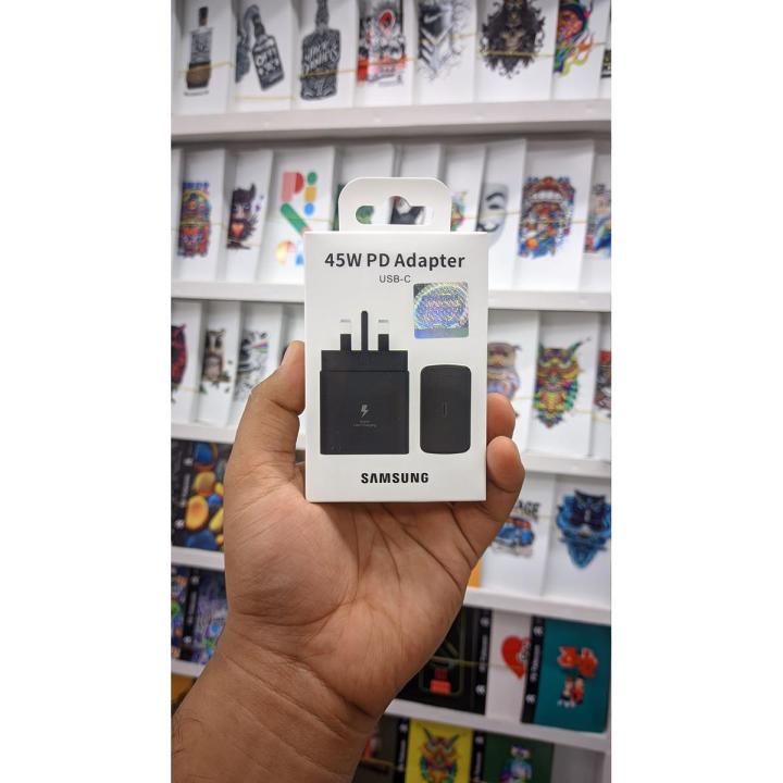 Premium Samsung 45W Watt USBC PD 3Pin Fast Charging Power Adapter Made