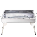Stainless Steel Combined Charcoal Barbecue BBQ Grill / Stainless Steel Combined Barbecue [BBQ-881] Size:  L x W x H (47.5 x 33 x 31 cm). 