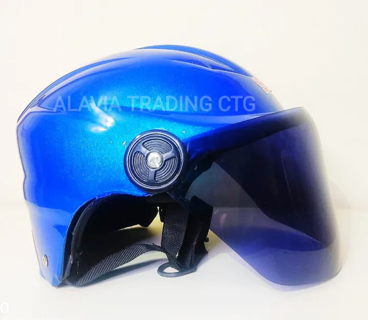 OPEN%20FACE%20BIKE%20HELMET%20FOR%20MEN%20&%20WOMEN%20WITH%20SUN%20PROTECTION%20GLASS%20-%20BLACK/RED/BLUE/PINK/GREEN/GREY%20-%20Image%203