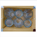 Water Drinking Glass 8 Angle 6pcs set / 8 corner water glass - 300 ml.