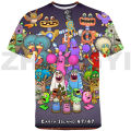 Hot Video Game My Singing Monsters Oversized T Shirt Fashion Casual Harajuku Vintage T Shirt 3D Kawaii Cartoon Tees.