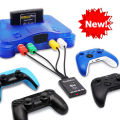 [In Stock] For N64 Bluetooth Wireless Handle Converter Controller Adapter Supports 4 Bluetooth Controller. 