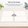 Papertree Spiral Sketch Notebook WHITE Cover White Blank Paper Wirebound. 