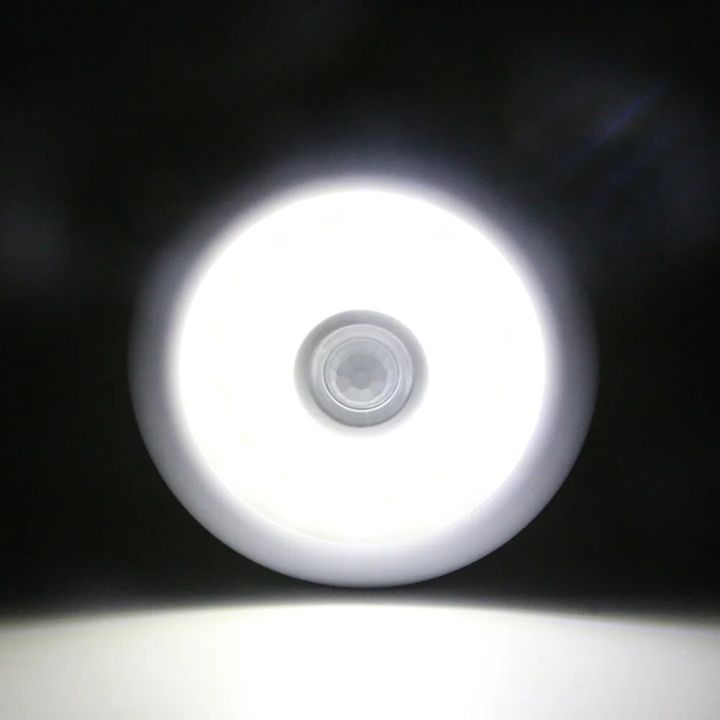 【Hey my home】LED Light With Motion Sensor Light Magnetic Wireless Battery Powered Night Lamp Auto On/off Camping Lamp Hook