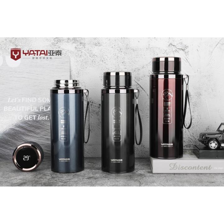750ml fiveLayer Stainless Steel Vacuum Thermos Mug Led Digital