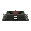 6 Way Blade Fuse Box Holder with LED Warning Light Kit for Car Boat Marine Trike 12V 24V. 