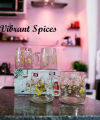 new 520ml Heat-resistant thickened glass cup with simple large-capacity drinking cup 4pcs set.