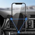 Universal Air Vent Car Phone Holder 360° Rotation Adjustment Gravity Mobile Phone Stand Car Air Outlet Bracket for 4-7 Inches Phone.