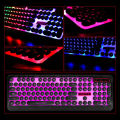 Clearance City Square Circle M300 Gaming Keyboard 104 Key Backlit Keyboard USB Wired Round Keyboard Punk Keyboard. 