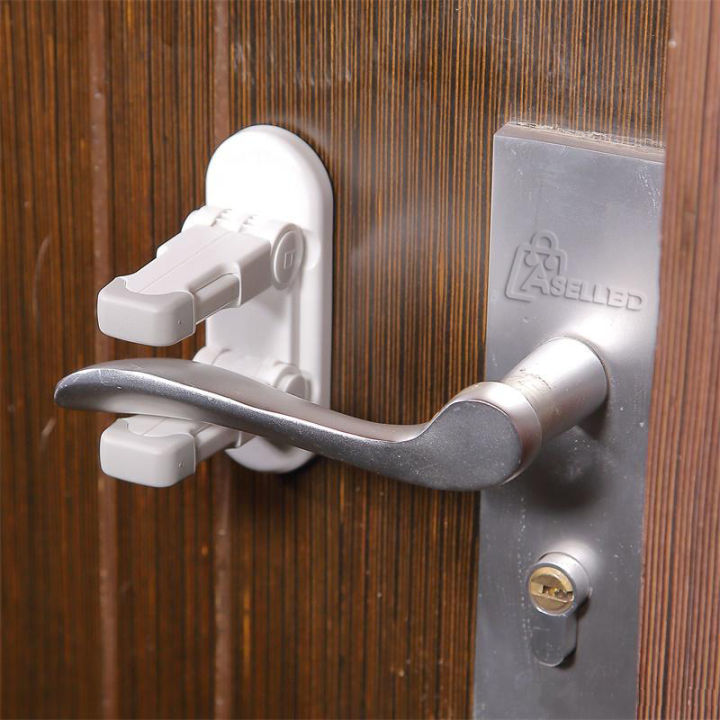 2PCS Advanced Child Door Lever Lock Unique Double Locks Design Baby Proofing Doors Locks - Door Bottom Sealing Strip
