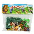 Mini Animal Zoo- Exclusive Animal Play Sets With More Than 25 Pcs Animal, Fence, Tree Etc. Learning. 