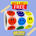 ATINAS Seal Peg Kawaii Smile Raw 500-1000pcs Gas Sad Face Emoji Sticker Cute Thank You Scrapbook Sticker For Kids Envelopecosplay.