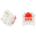 TWEXQNY 20Pcs Plastic For Cherry Red 3 Pin MX RGB Mechanical Switch Keyboard Replacement.