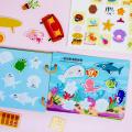 Quiet Busy Book Baby Montessori Material Toys Sticker Busy Board Matching Games Early Educational Learning Toys for Toddler. 