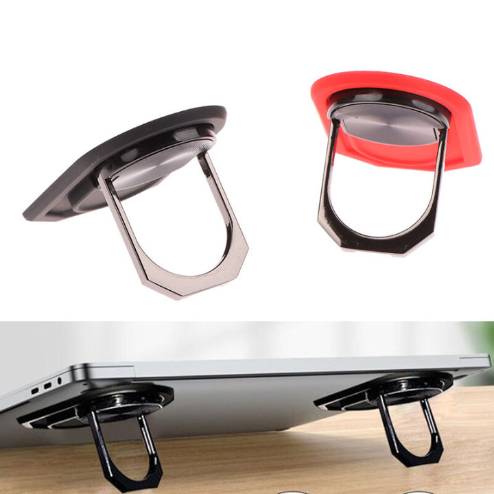2pcs Universal Mini Laptop Stand Foldable Desktop Feet Holder For Ipad MacBook PC Computer Keyboard Cooling Pad Invisible Stands