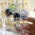 Honkai: Star Rail Lunae Jingliu HuoHuo Acrylic Figures Keychain Cute Phone Case Pendant Anime Keyring Props Bag Hangings Jewelry. 