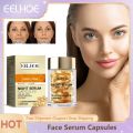 Vitamin C Facial Capsule Serum Moisturizing Anti Aging Wrinkle Removal Dark Spots Repair Acne Skin Rejuvenation Essence Capsules.