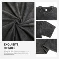 Blue archive kyouyama Kazusa washed T shirt streetwear hip hop vintage T-shirts anime tees for Men 100% cotton Harajuku printed.
