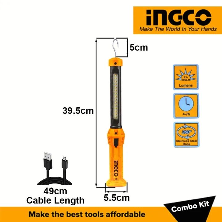 INGCO%20Cordless%202%20Pcs%20Combo%20Kit%20Including%201pcs%2020V%20300Nm%20Brushless%20Lithium-ion%20Impact%20Wrench(CIWLI2038)%20,1pcs%20Work%20Lamp,2%20Pcs%202.0Ah%20Battery%20Pack,1%20Pcs%20Charger%20and%20%20Accessories(HWLI35261)%20-%20Image%205