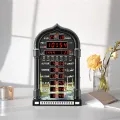 GC Mosque Azan Prayer Islamic Wall Clock Lcd Display Alarm Clock Ramadan Eid Gifts For Home Office Decoration (eu Plug). 
