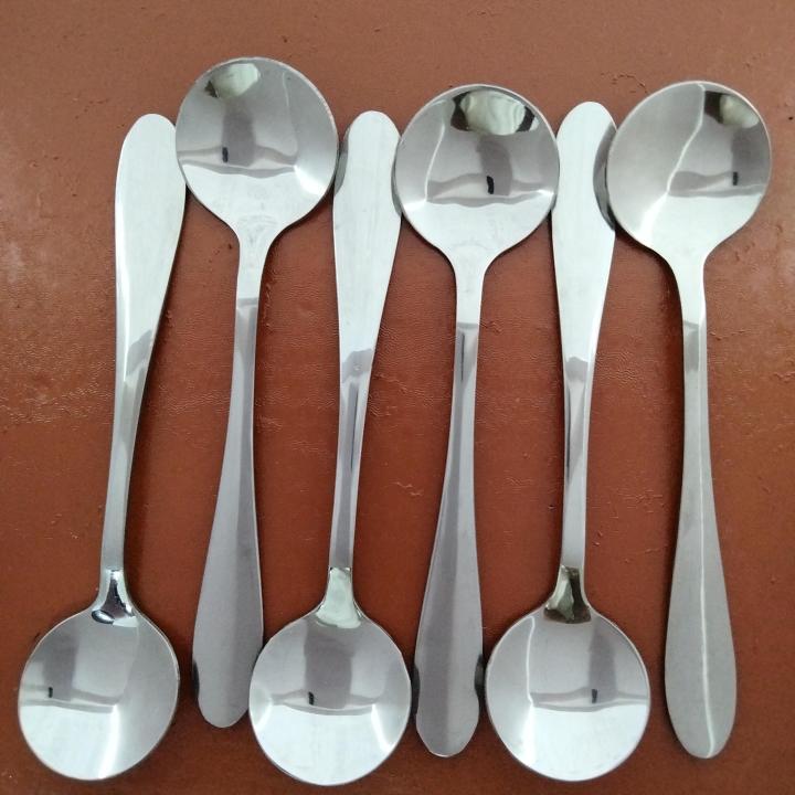 Stainless%20Steel%20Soup%20Spoon%20-%207%20Inch,%20A%20Set%20of%206%20Pieces%20-%20Image%205