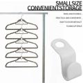5-50Pcs Mini Clothes Hanger for Wardrobe Connector Hook Plastic Wardrobe Coat Extender Clips Holder Space Saving for Closet Home.