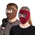 1pcs Men Women Winter Warm Full Face Breathable Outdoor Dustproof Windproof Cycling Mask with Goggles Ear Protection. 