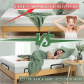 2Pcs Mattress Slide Stopper, Metal Mattress Retainer Bar for Adjustable Beds, Keep Mattress From Sliding Easy Install Easy to Use. 