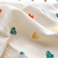 Muslin Squares Baby Gauze Cotton Printed Summer Blanket Swaddle Wrap Newborn Stuff Throw Blankets Baby Bedding Mulch. 
