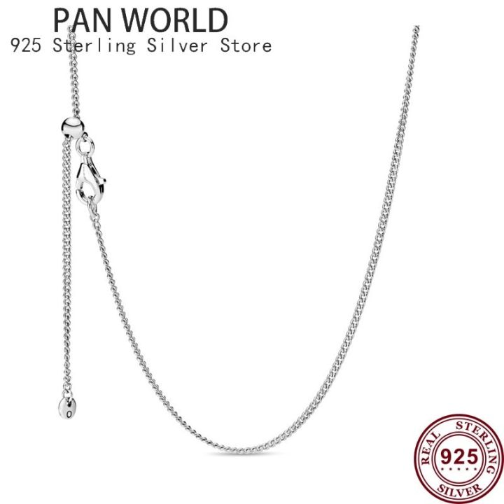 Hot%20925%20Sterling%20Silver%20Fashion%20Versatile%20Clavicle%20Chain%20Women's%20Necklace%20Is%20Suitable%20For%20The%20Original%20pan%20Pendant%20Jewelry%20-%20Image%204