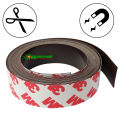 1M x Magnet Tape (25x1mm) Self Adhesive Flexible Rubber Magnetic Tape. 