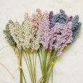 6Pcs/Pack Artificial Vanilla Mini Foam Berry Spike Artificial Flowers Bouquet for Home Plant Wall Decoration. 