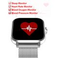 Gray Silver Color Smart Watch Women Men Smartwatch Sport Full Touch Screen Smartclock For Android IOS Sport Fitness Tracker.