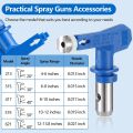 JAERBEE Reversible Spray Tip Nozzles Paint Spray Tips Airless Sprayer Nozzles Sprayer Parts(5 Pcs, 213, 315, 417, 519, 621). 