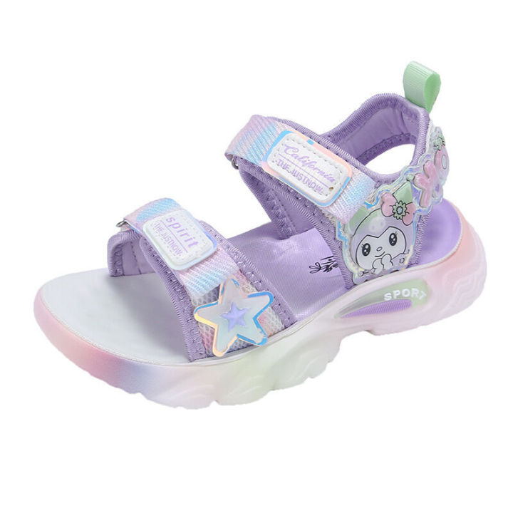 Girls'%20Sandals%202024%20Summer%20New%20Children's%20Sports%20Fashion%20Cute%20Cool%20Lomi%20Soft%20Sole%20Beach%20Student%20Shoes%20-%20Image%205