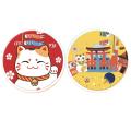F9095-F1 Bubble Tea Packaging Roll Of Plastic Cup Sealing Sealer Print Packing Film Transparent For Para Jelly Milk.