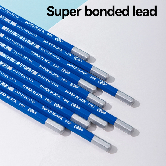 Deli%20i-Select%20Pencil%20EC059%20HB-10%20Pcs%20with%20Sharpner%20and%20eraser%20-%20Image%202