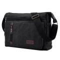 Retro Canvas Messenger Crossbody Bag - Suitable for Men, Boys, School, Business, Travel, and Outdoor Activities. 