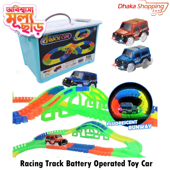 Various%20types%20of%20tracks%20racing%20tracks%20in%20the%20dark%20battery%20operated%20toy%20cars,%20track%20cars,%20robot%20cars,%20spiderman-Die-Cast%20Vehicles-New%20Canvas%20-%20Image%203