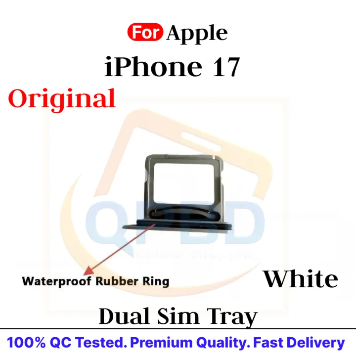 iPhone%2017/17%20Pro/17%20Pro%20Max%20Dual%20Sim%20Card%20Tray%20Holder%20Sim%20Adapto%20Replacement%20Parts%20-%20Image%206